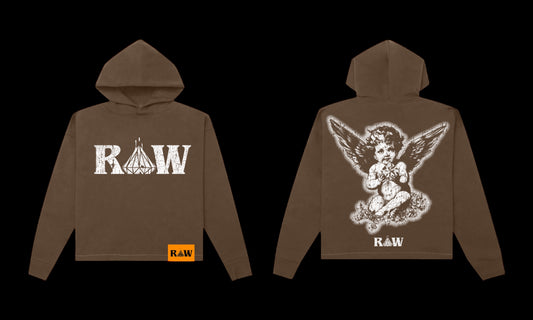 Guardian Angel Hoodie Brown